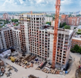 Ход строительства дома секция 1.3 в ЖК 19/56. Кварталы Телецентра -