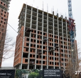 Ход строительства дома 5 в ЖК Никс Про на Лесопарковой -