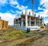 Ход строительства дома 1 в ЖК Пайер -