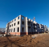 Ход строительства дома 1 в КД Санрайз -