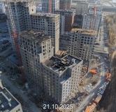 Ход строительства дома ГП-8 в ЖК Айвазовский City -