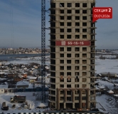 Ход строительства дома 1 в ЖК Бродский -