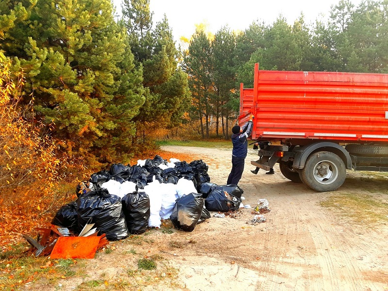 Почти 2 тонны отходов собрали волонтеры на Андреевском озере