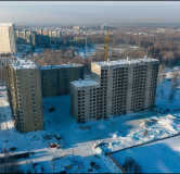 Ход строительства дома 4 в ЖК Гренландия -