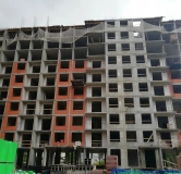 Ход строительства дома 4 в ЖК Бирюзова Парк -