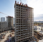 Ход строительства дома 10, корпус 2 в ЖК Остров-сад -