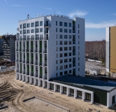 Ход строительства дома 2, корпус 1 (ГП-5) в ЖК Краснолесье -