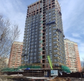 Ход строительства дома 1 в ЖК Эдельвейс -