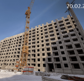 Ход строительства дома Позиция 15 в ЖК Бабяково -