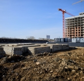 Ход строительства дома 6 в ЖК Разум в Академическом -