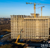 Ход строительства дома № 1 (1713) в ЖК Сибирский -