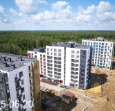 Ход строительства дома 3 в ЖК Новиль -
