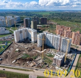 Ход строительства дома 11 в Микрорайон Нанжуль-Солнечный -
