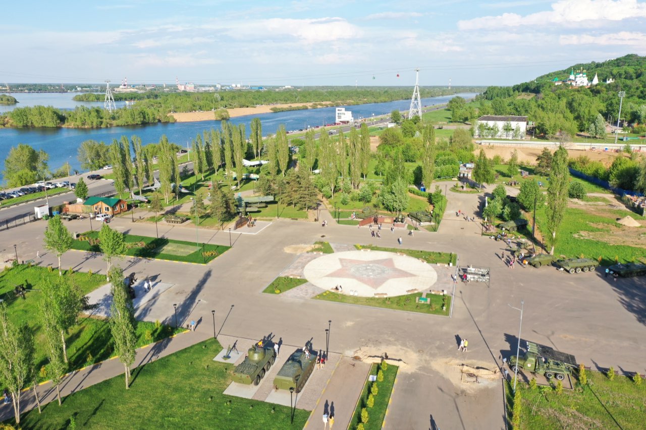 Парк Победы на грибной канале Нижний Новгород