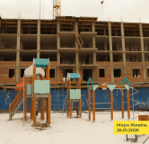 Ход строительства дома № 2, квартал 6.2 в ЖК Живём -