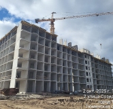 Ход строительства дома 1 в ЖК Концепт -