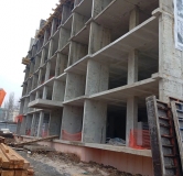 Ход строительства дома 42, корпус 2 (1 этап) в ЖК Комсомольский -