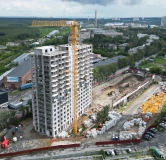 Ход строительства дома 1 в ЖК Комсомольский -