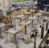 Ход строительства дома 21А в ЖК Арбери -