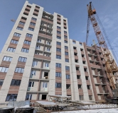Ход строительства дома № 57, 1 этап, секция 1,2 в ЖК Перемена -