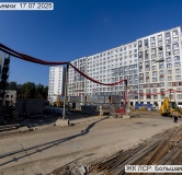 Ход строительства дома 5Б, 1 этап в ЖК ЛСР.Большая Охта -