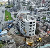 Ход строительства дома 2 в ЖК Футурист -