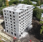 Ход строительства дома 2 в ЖК Дебют -