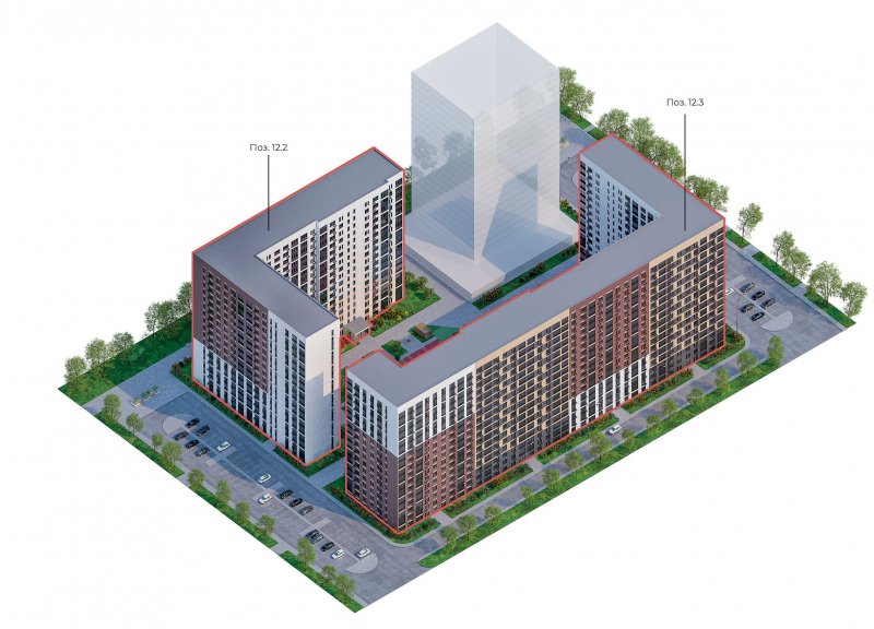 Дом 12.2 в ЖК Яблоневые сады - фото 1