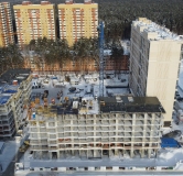 Ход строительства дома 13 в ЖК Квартал на Российской -