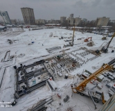 Ход строительства дома 5, секция 2.1 в ЖК Красное Яблоко -