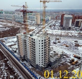 Ход строительства дома 12а в Микрорайон Нанжуль-Солнечный -