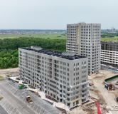 Ход строительства дома № 2, корпус 1, этап 3.1 в ЖК Скандиа. Квартал в Комарово Парк -