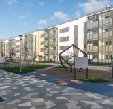 Ход строительства дома 13, строение 1 в ЖК Юттери (Финский городок) -