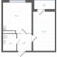 1 комнатная квартира 37,1 м² в ЖК Левенцовка парк, дом Корпус 8-12.2 - планировка