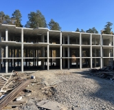 Ход строительства дома 25 в ЖК Лесная Сказка -