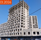 Ход строительства дома 50 в ЖК Фриссон -