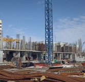 Ход строительства дома 43, 1 этап в ЖК По ул. Пойменная -