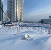 Ход строительства дома 5.7 в ЖК ЭКО-квартал на Кедровой -