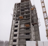 Ход строительства дома № 222 в ЖК Волгоречье -