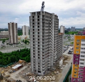 Ход строительства дома 12 в ЖК Прео-8 -