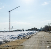 Ход строительства дома № 1 в СТАТУС на Гребном канале от GloraX -