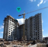 Ход строительства дома 1 в ЖК Новые Горизонты на Советской -