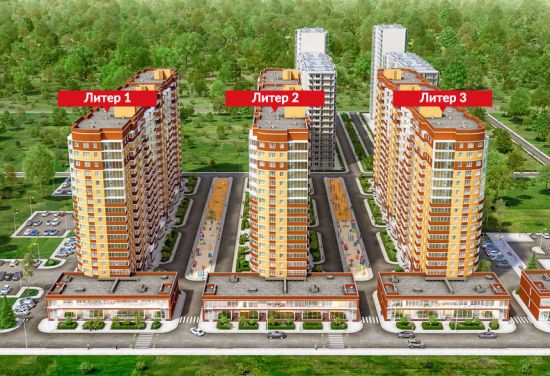 Дом Литер 2 в ЖК Времена года 3