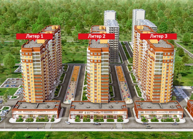 Дом Литер 2 в ЖК Времена года 3 - фото 1