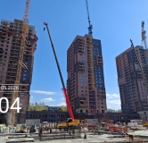 Ход строительства дома 1.2 в ЖК Наследие -