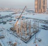 Ход строительства дома 3.2.1 в ЖК Остров на Норильской -