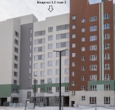 Ход строительства дома № 1.2-2 в ЖК РеФорма Оптимум -