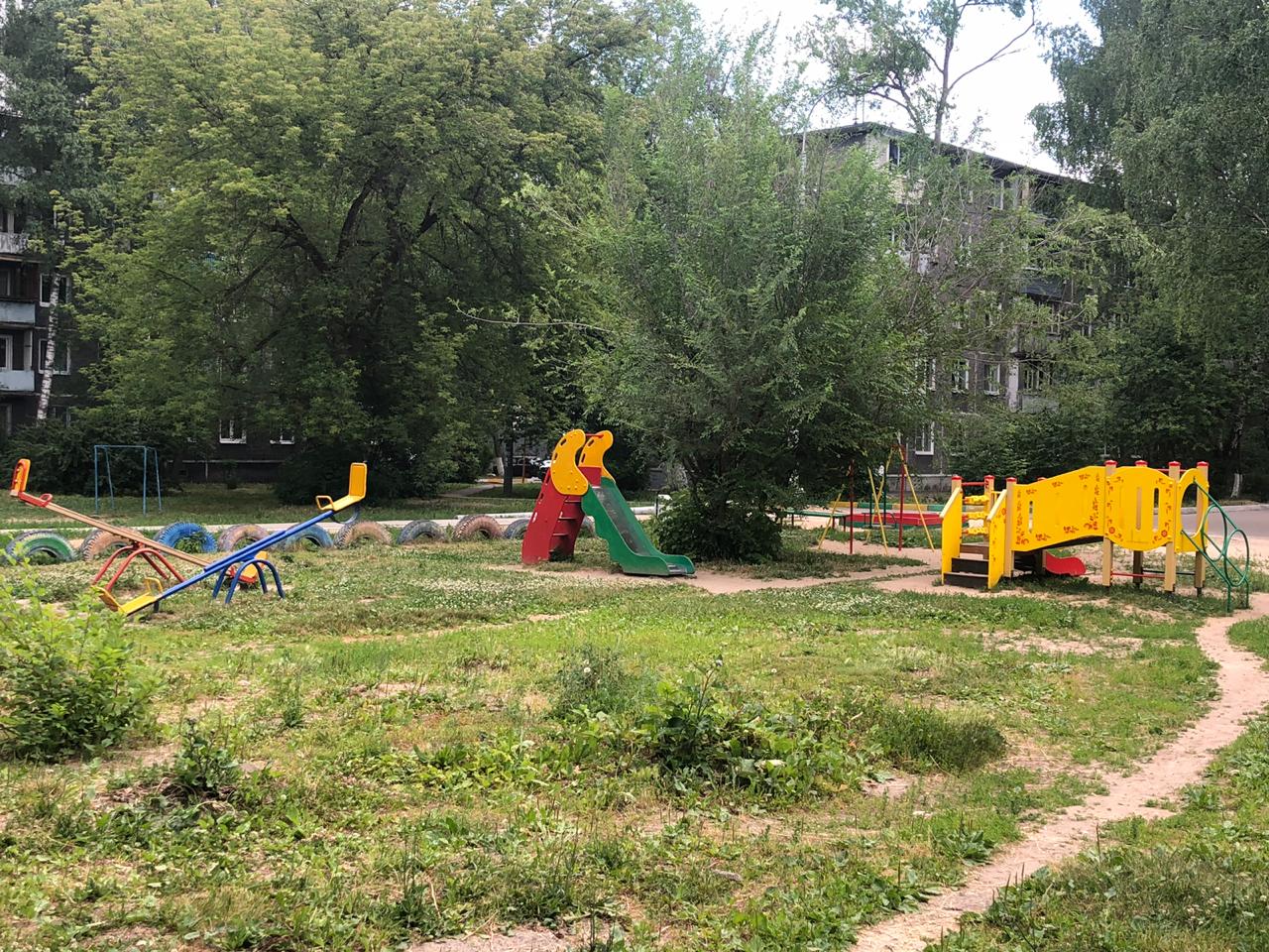 Детские игровые площадки в Ленинском районе Нижнего Новгорода приведены в порядок 
