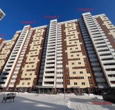 Ход строительства дома № 1 в ЖК Развитие -