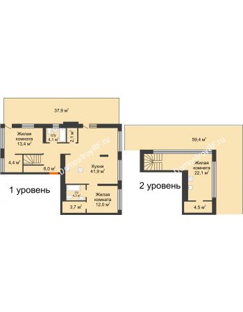 2 комнатная квартира 215,8 м² в Микрорайон Видный	, дом ГП-22